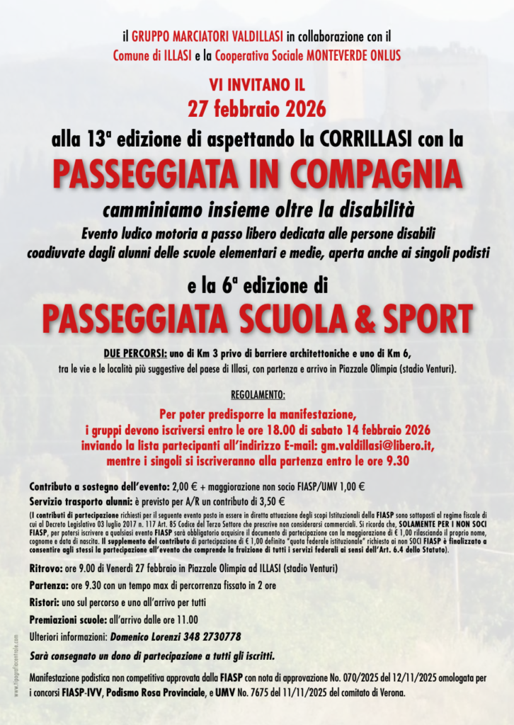 Aspettando la Corrillasi 2026. 